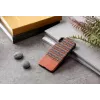 Handyhülle von man and wood für iPhone XS Max – braunes Karomuster mit schwarzem Rand