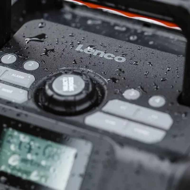 Tragbares Digitalradio Lenco ODR-160GY Grau FM/AM mit digitalem Tuner und kompaktem Design