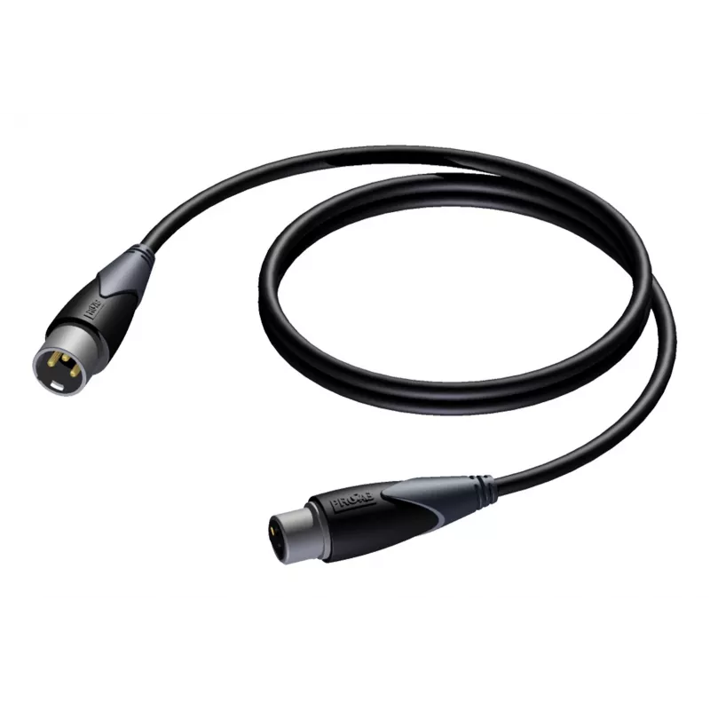 XLR-Stecker auf XLR-Buchse Kabel Procab 10 m — symmetrische Audioverbindung, Procab 1KPCL114