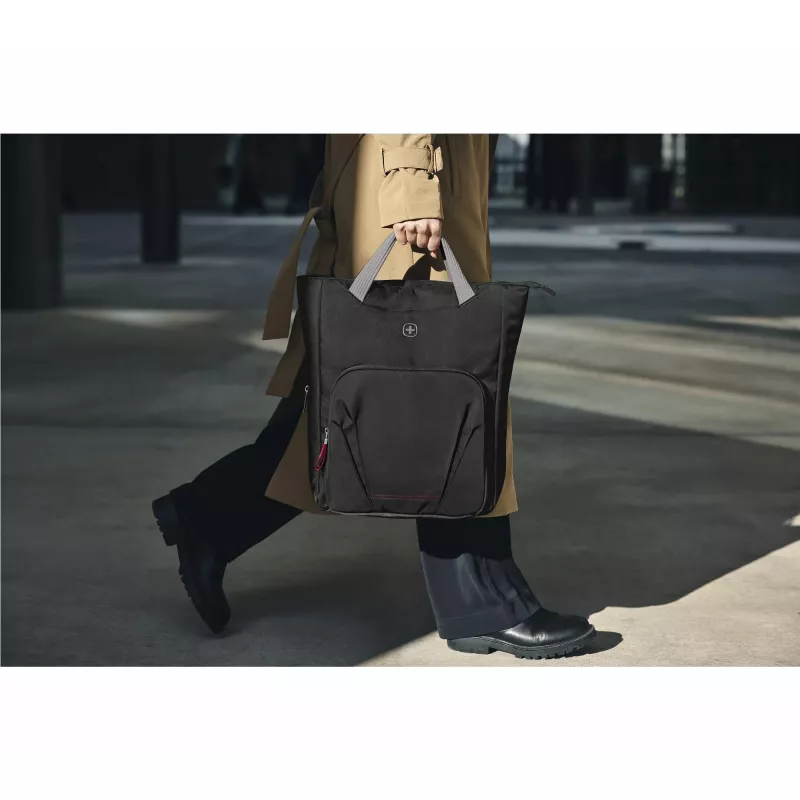 Damen-Tasche Wenger SwissGear Motion Vertical Tote 39,6 cm 15,6 Zoll Schwarz