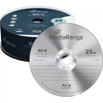 BD-R Rohling MediaRange MR514 25 GB 25 Stk.