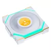 Gehäuselüfter Lian Li Uni Fan SL-INF 120 mm Weiß, 2100 U/min, 2,66 mmH2O, FDB, 12 V (3 Stk.)