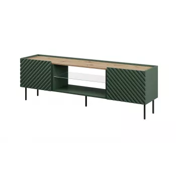 EF ONDA RTV-Schrank 180.5x40xH58.39 grün (stehend oder wandmontiert)