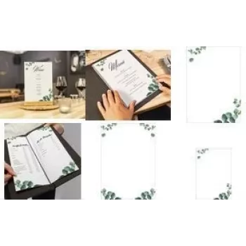 Papier Sigel DP626 A4 90 g/m² weiß grün – A4 Druck- und Kopierpapier, 90 g/m², weiß mit grünem Akzent