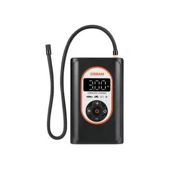 Reifenfüller Ledvance O4062172306294 — 12V wiederaufladbarer Kompressor, 8,3 bar, digitale Anzeige
