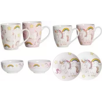 Porzellanbecher-Set 6-tlg., ritzenhoff & breker Einhorn, 0,35 l, spülmaschinenfest