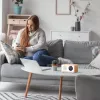 MANTA RDI912W Rimini Radiowecker, Bluetooth und kabelloses Laden, weiß