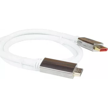 PYTHON PYT M0223 - DP 1.4 auf HDMI 2.0 A-Stecker Nylon 4Ka60Hz 3 m Weiß - Digital/Daten - Digital/Anzeige/Video