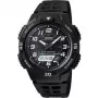 Armbanduhr CASIO AQ-S800W-1BVEF — 42mm schwarzes Resingehäuse, digital-analog, solarbetrieben