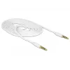 Audiokabel 3,5 mm DeLOCK 83441 2 m Weiß