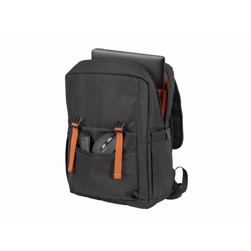 NATEC Niala Ginger Orange 39,6 cm (15,6) Rucksack Schwarz