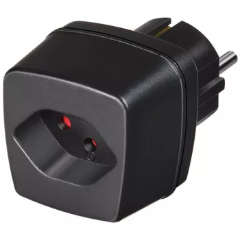 brennenstuhl Reiseadapter - Steckdosenadapter - Schwarz (1508480)