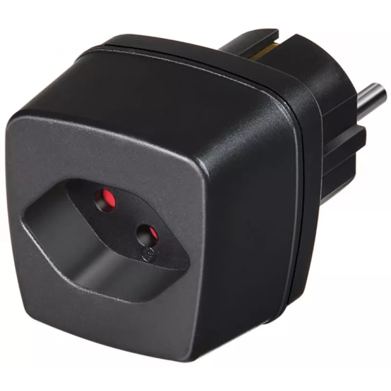 brennenstuhl Reiseadapter - Steckdosenadapter - Schwarz (1508480)