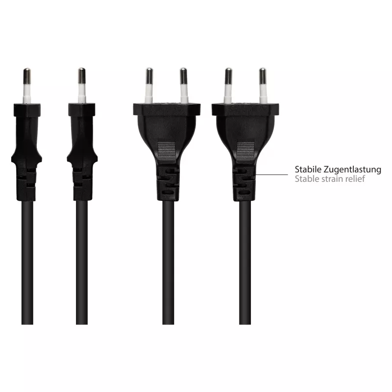 Good Connections Euro-Verlängerung schwarz 0,5m