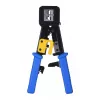 Crimpzange Alantec NI040 für RJ-45-Stecker, Stahlkonstruktion, Kunststoffgriffe, schwarz/blau