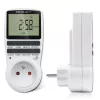 Elektronischer Timer QOLTEC PC0628 mit LCD-Anzeige, 24-Stunden-Countdown