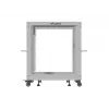 19 Zoll Open Rack LANBERG 12U, einstellbare Tiefe 600–1100 mm, grau