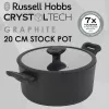 Fleischtopf Russell Hobbs RH01863EU7 20 cm Crystaltech Kochgeschirr Edelstahl Glasdeckel