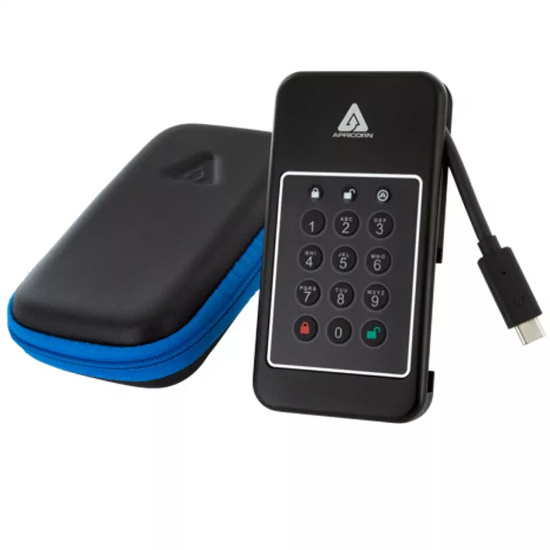 Apricorn Aegis NVX - SSD - 500 GB - USB 3.2 Gen 2 - TAA-konform (ANVX-500GB)