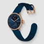 Withings ScanWatch 2 - Uhr mit EKG, Herzfrequenz, SpO2, Aktivitäts- und Schlaftracking (38 mm, Blau Roségold)