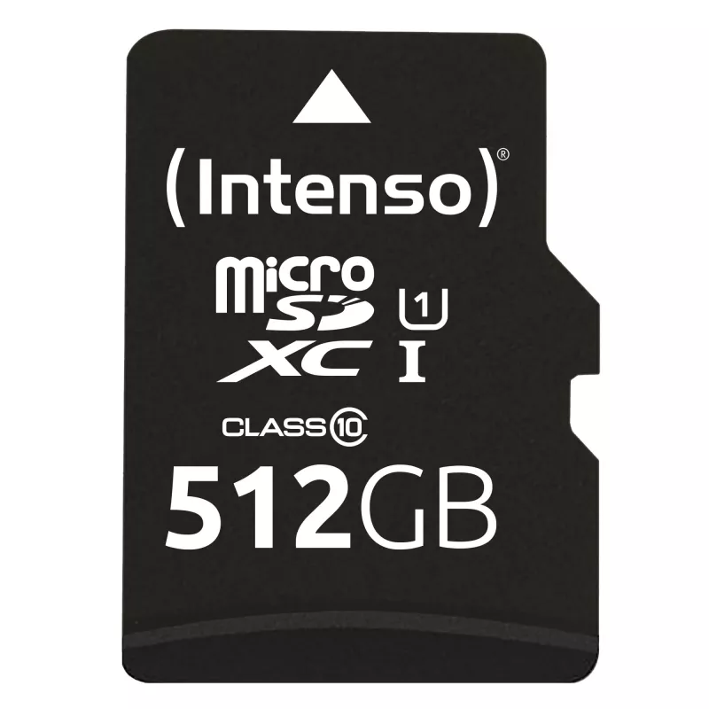 Flash Memory Intenso 512GB UHS-I microSD CL10