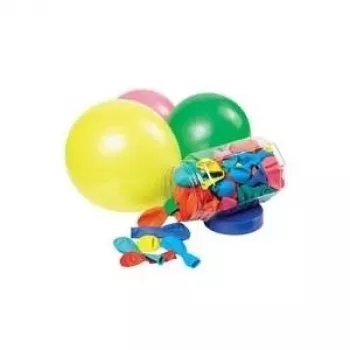 Papstar Luftballons Ø 19 cm sortierte Farben in einer Dose - gemischte Farben - Oval - Gummi - 19 cm - 600 mm - 230 mm (18989)