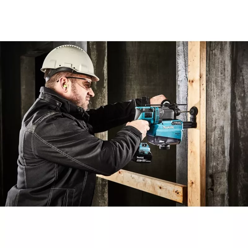 Akku-Kombihammer DHR182ZU, 18Volt, Bohrhammer Blau/Schwarz, Bluetooth, ohne Akku und Ladegerät
