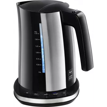 Elektrischer Wasserkocher Melitta 6766976 1,7 L 2400 W Schwarz Edelstahl