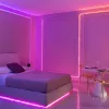 LED-Girlande Twinkly TWD200STP-TEU mehrfarbiger Innenstreifen, 5 cm Abstand, IP20, transparentes Kabel