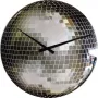 NeXtime Uhr 8801 Small Disco, Ø30 cm, Wand, Silber