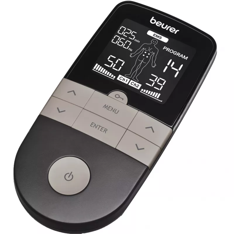 Elektrostimulations-TENS/EMS-Gerät Beurer EM 1 RELIEF+ (Modell 60428) anthrazit