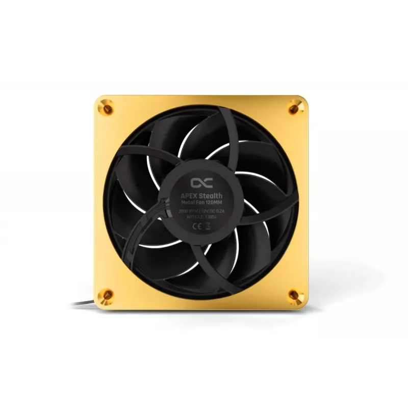 Lüftermodul Alphacool 13854 Kunststoff Schwarz Gold 12V 320g
