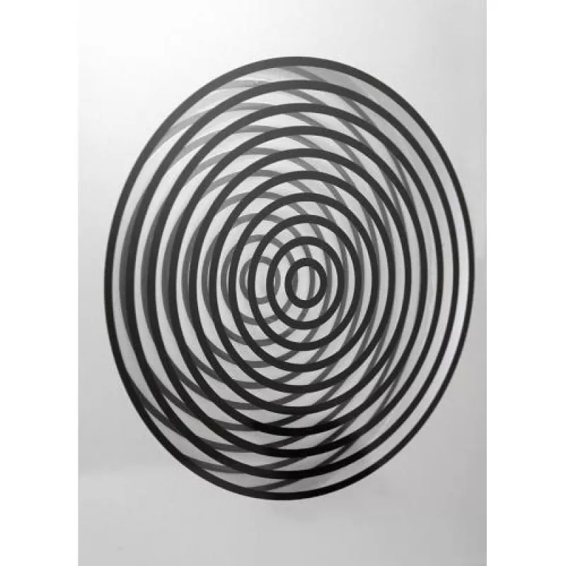 NeXtime klok 3028 OP Uhr, 16x30,2 cm, Wand, Glas, Silber