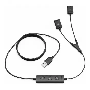 Kabel, Yealink USB auf QD für YHS-Serie Headsets – Packung mit 10