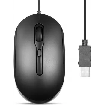 Perixx PERIMICE-222UB Maus optisch Silent USB-A schwarz - Maus - optisch (PERIMICE-222UB)