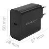 Ladegerät QOLTEC Super Quick PD 65W USB‑C Power Delivery 5–20V, 1x USB‑C, USB PD 3.0, Typ-C-Stecker, 65 W