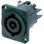 NEUTRIK Netzwerkanschlussbuchse, Installation vertikal Gesamtpole: 3 32 A Schwarz NAC3MP-HC 1 Stk. (NAC3MP-HC)