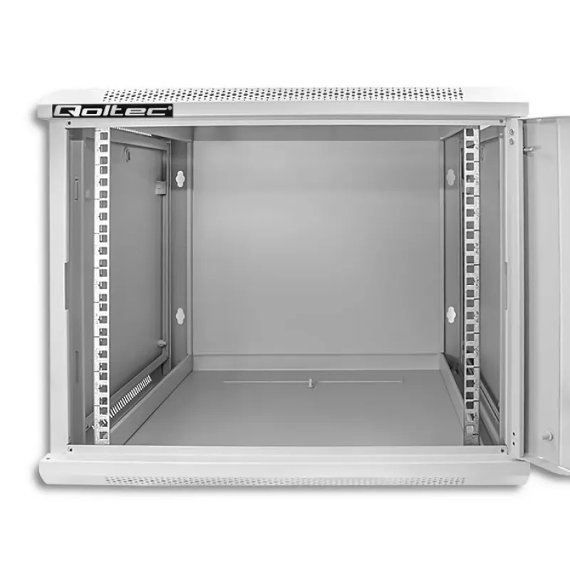 Rack-Schrank QOLTEC 19 Zoll 9U 600x500x600 Wand- oder Bodenmontage Servergehäuse