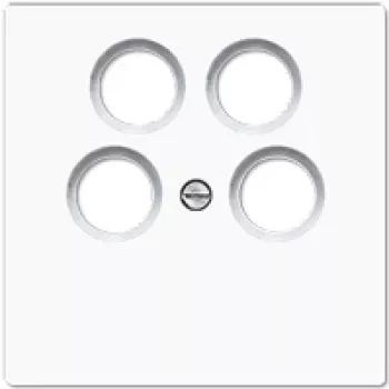 JUNG LS 990-4 SAT2 WW - Weiß - Thermoplast - konventionell - JUNG - TV + SAT