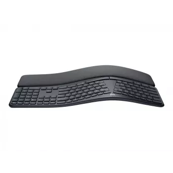 Logitech ERGO K860 - Tastatur - Kabellos - 2,4 GHz, Bluetooth 5.0 - QWERTY - Spanisch - Graphit