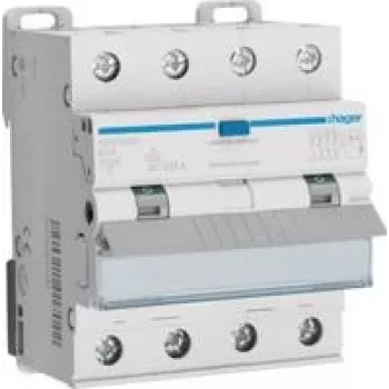 Hager Fehlerstrom-Miniature Circuit Breaker 4P10kA B-40A 30mA A Typ ADX440D - Kompaktleistungsschalter (ADX440D)