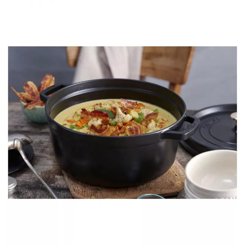 Schmortopf ZWILLING STAUB LA COCOTTE 5,25 L Rund Gusseisen, emailliert, Deckel inklusive