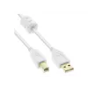 Microconnect USBAB2WF USB-Kabel USB 2.0 2 m USB A USB B Weiß