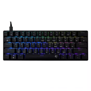 Mechanische Tastatur White Shark Shinobi-2 Blue Switch Schwarz US-Layout