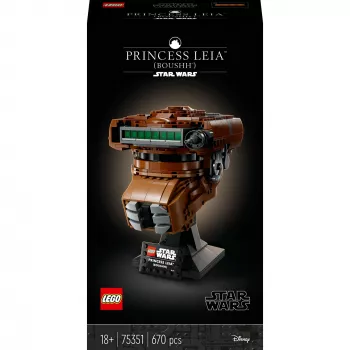 LEGO Star Wars Princess Leia (Boushh) Helm Set für Erwachsene 75351 (670 Teile)
