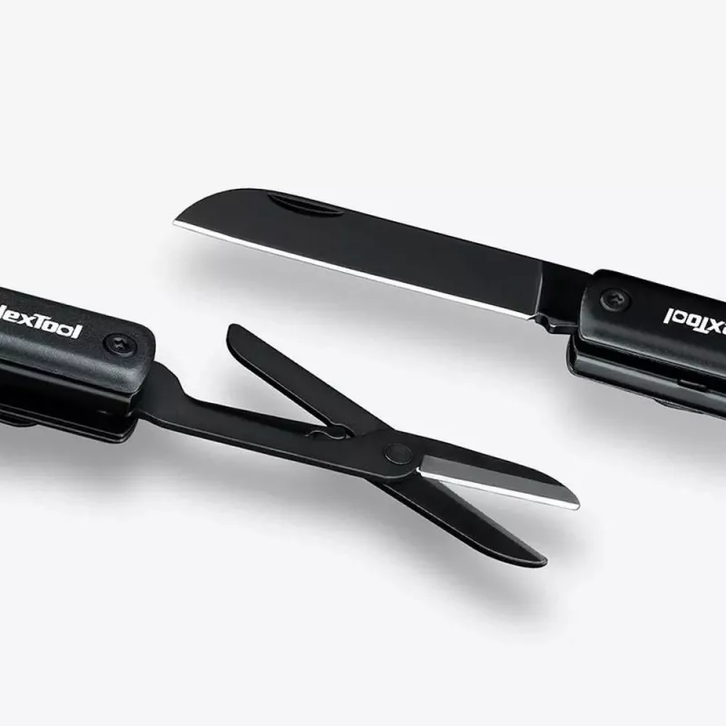 Multifunktionaler Taschenlampenstift Nextool NE20026 — LED 50 lm, 90 min Betriebsdauer, Edelstahlmesser, Schere, USB-C, Aluminium, 125×15 mm, 38 g