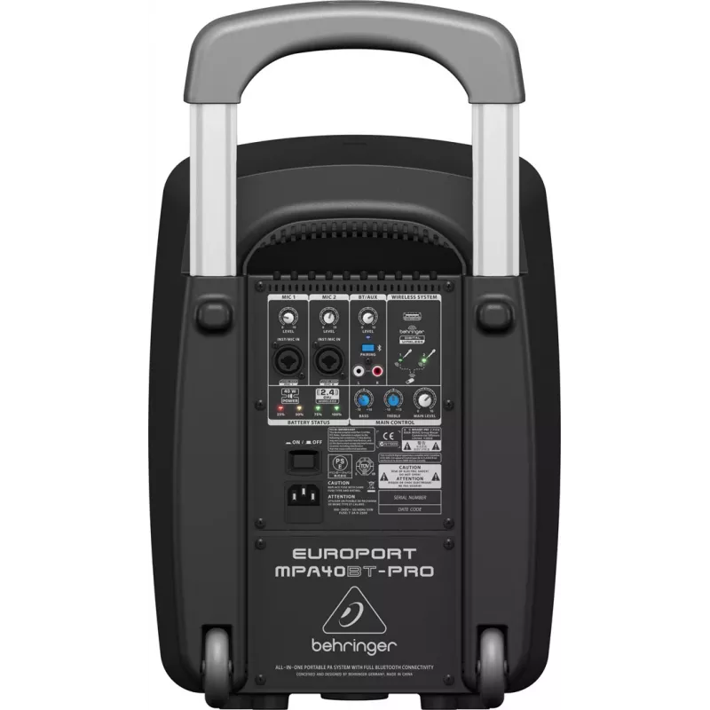 2-Wege-Lautsprecher Behringer Europort MPA40BT-PRO 40W