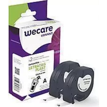 Beschriftungsband Armor K80016W4 Schwarz auf Transparent