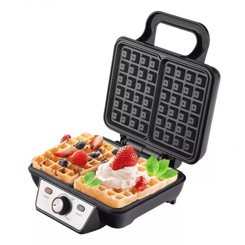 Camry CR 3046 Waffeleisen 2 S Schwarz 1000 W (CR 3046) - Adler