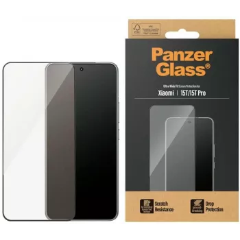 PanzerGlass Displayschutzfolie | Xiaomi | 15T/15T Pro | Transparent | Ultra-Wide Fit